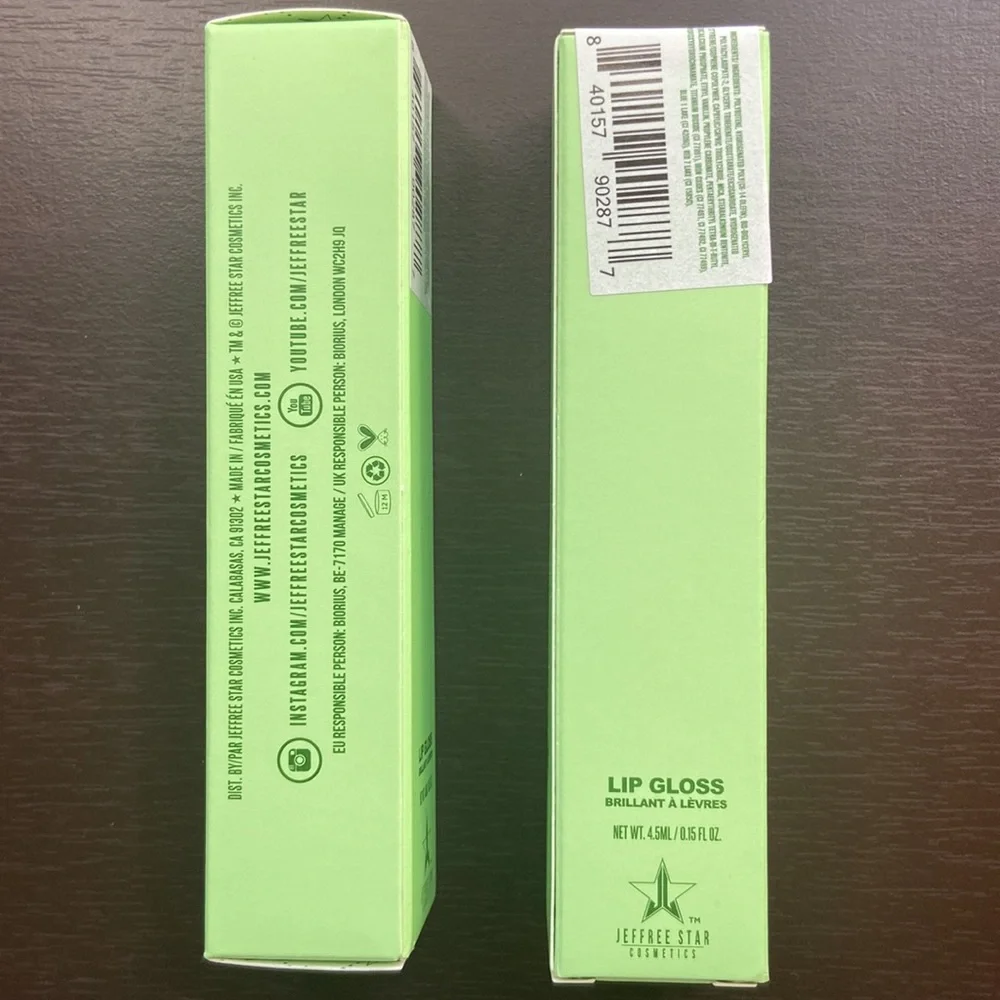 NEW! JEFFREE STAR THE GLOSS in UNTOUCHABLE Brown High Shine Lip Gloss Lip Stick
